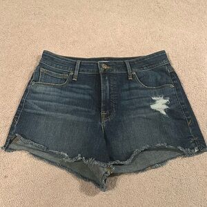 Good American Dark Blue Jean Shorts